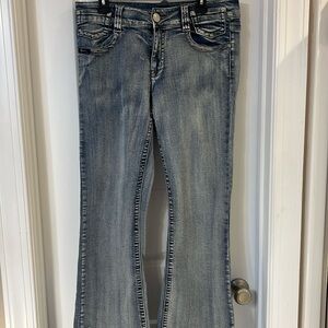 Flare light wash jeans size 12